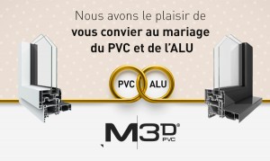 Fenêtre M3D pvc / SY MA pvc gmi