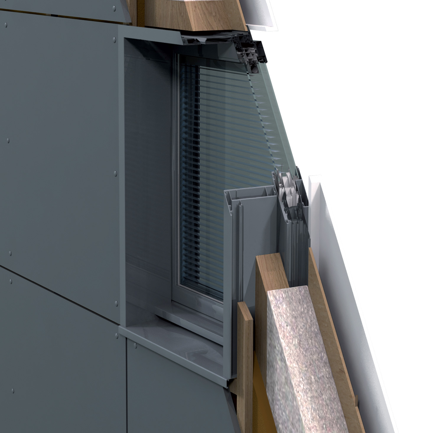Finition contour fenetre exterieur aluminium