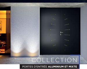 collection porte d'entrée alu et mixte sybaie