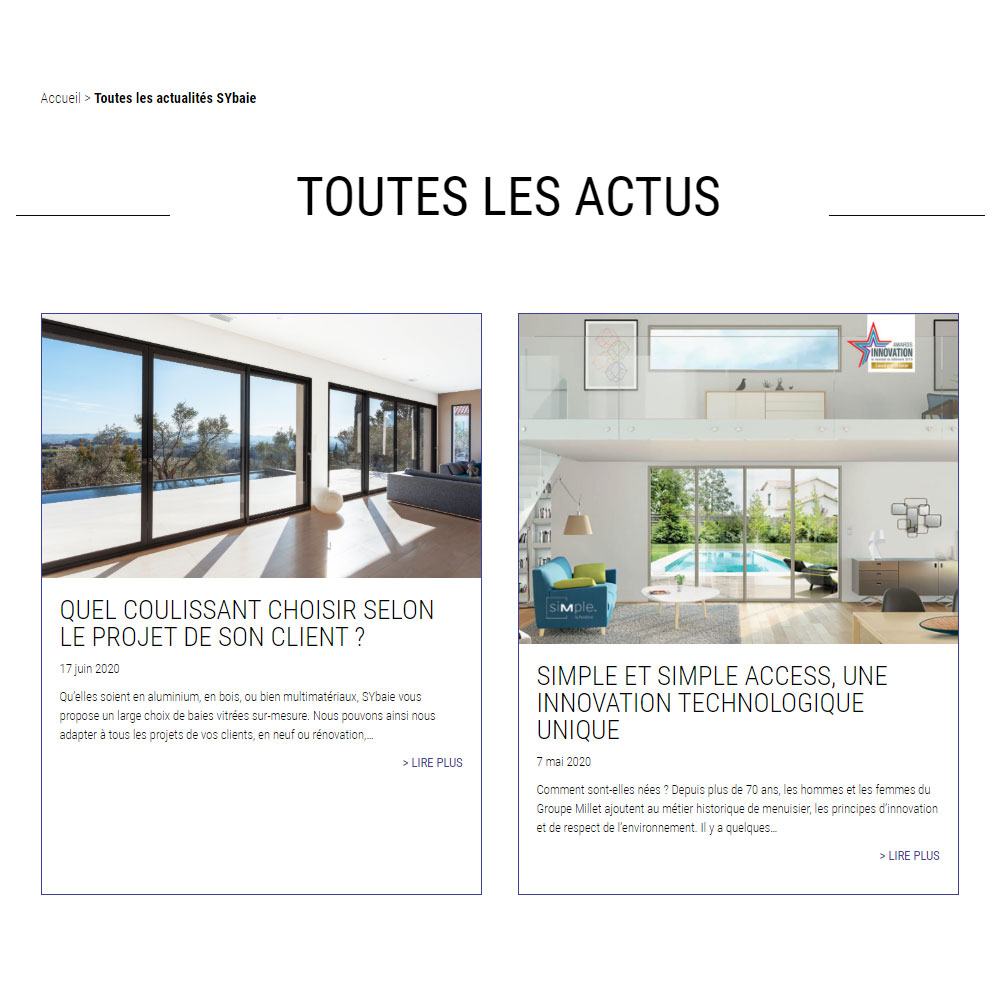 actualites sites web